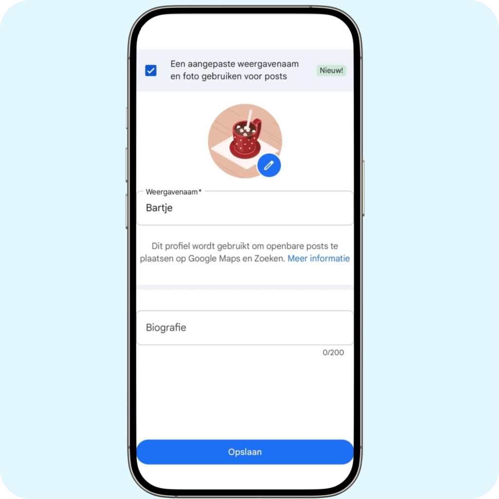 Anoniem reviews plaatsen in Google